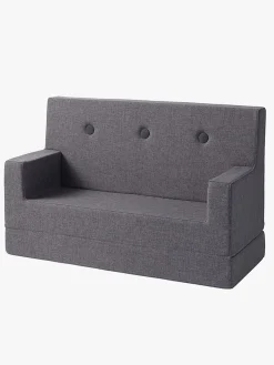 by KlipKlap Kids Sofa, Blue Grey