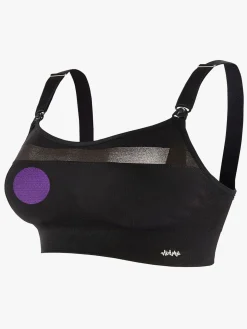 Cache Coeur WOMA Seamless Gravid/Amme Sports-BH, Grey