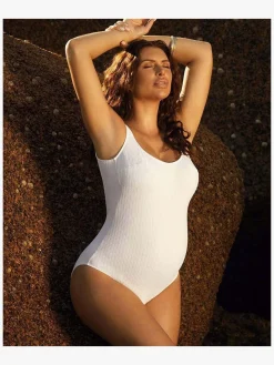 CacheCoeur Bayside Graviditetsbadedragt, Pearl