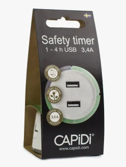 CAPiDi Sikkerhedstimer USB, White