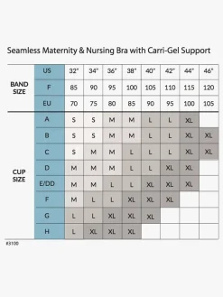 Carriwell Graviditets- & Amme-BH Carri-Gel, Hvid