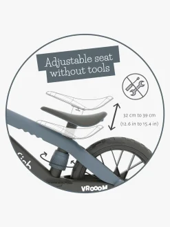 Chillafish BMXie Vroom Løbecykel, Antracitgrå