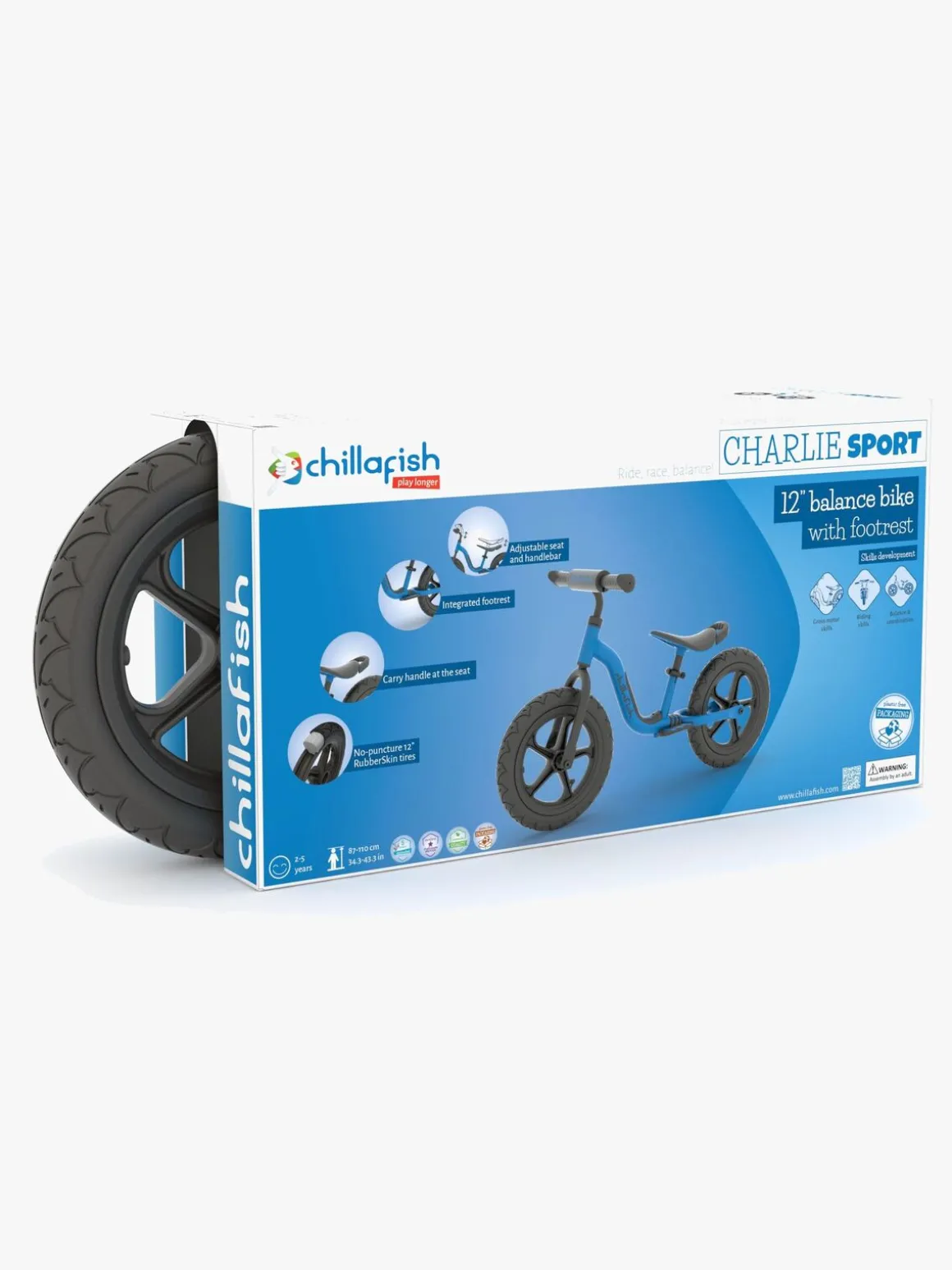 Chillafish Charlie Sportsgrene Løbecykel, Navy