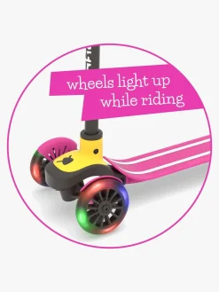 Chillafish Scotti Glow Løbehjul, Pink