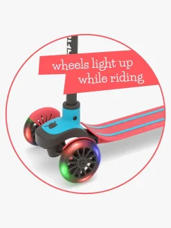 Chillafish Scotti Glow Løbehjul, Red