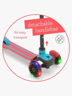 Chillafish Scotti Glow Løbehjul, Red