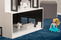 Cloudberry Castle Dukkehus, Sort/Hvid