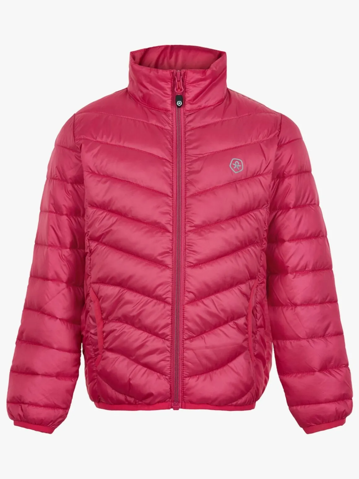 Color Kids Quiltet Packable Jakke , Honeysuckle