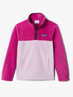 Columbia Steens Snap Fleecetrøje, Aura/Wild Fuchsia