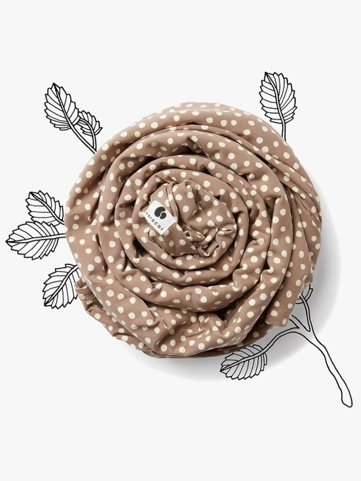 Coracor Strækvikle Big Dot, Taupe