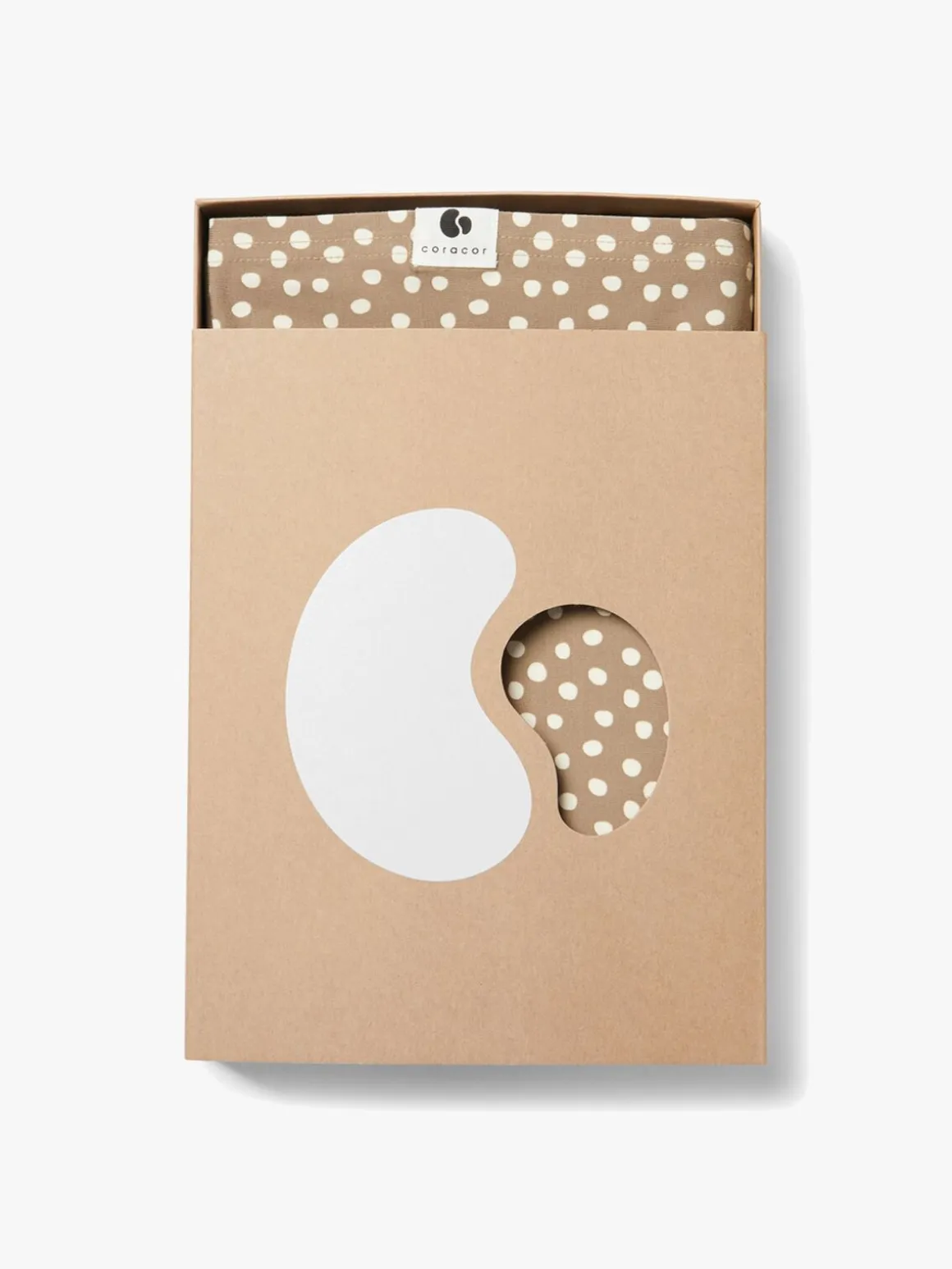 Coracor Strækvikle Big Dot, Taupe