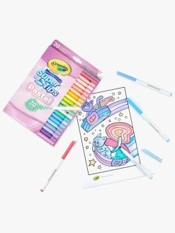 Crayola Super Tips Fiberpenne Pastel 20-pak