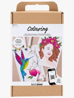 Creativ Company DIY-startsæt til Farvelægning med Tusser