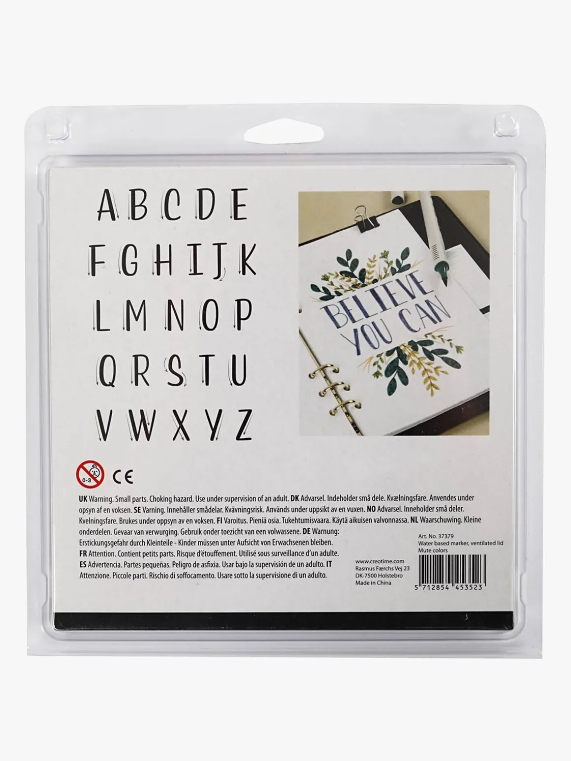 Creativ Company Sketch Marker Tusser Afdæmpede Farver 12-pak