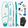Cressi Element Small All Around ISup Set 8'2, Hvid/Aquamarine