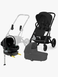 Cybex BALIOS S Lux Duovogn inkl. Beemoo Route & Base, Moon Black