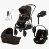 Cybex e-Gazelle S Duovogn inkl. Cloud G i-Size Plus & Base, Chocolate Brown/Taupe