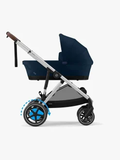 Cybex e-GAZELLE S Klapvogn, Ocean Blue/Silver