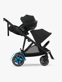Cybex e-GAZELLE S Klapvogn, Moon Black/Black