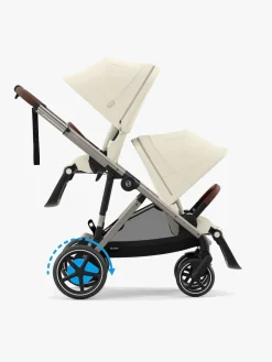 Cybex e-GAZELLE S Klapvogn, Seashelle Beige/Taupe