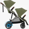 Cybex e-Gazelle S Søskendevogn, Moss Green/Taupe