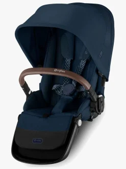 Cybex e-Gazelle S Tvillingevogn, Ocean Blue/Silver