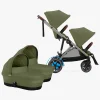 Cybex e-Gazelle S Tvillingevogn, Moss Green/Taupe