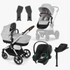 Cybex EOS Lux Duovogn inkl. Aton B2 i-Size Autostol Baby & Base, Silver/Lava Grey