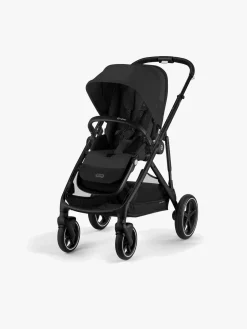 Cybex GAZELLE S Duovogn inkl. BeSafe iZi Go Modular X2 i-Size Autostol Baby, Moon Black/Black