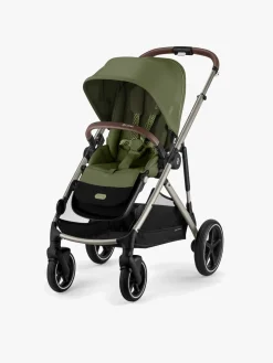 Cybex GAZELLE S Klapvogn, Taupe/Moss Green