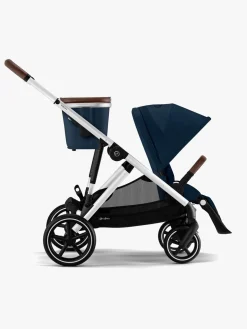 Cybex GAZELLE S Klapvogn, Ocean Blue/Silver