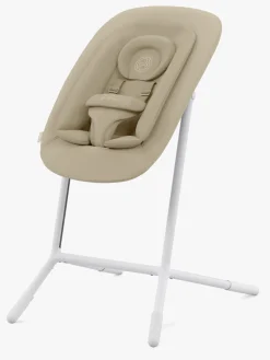 Cybex Lemo 4-in-1 Højstol inkl. Skråstol, Babysæt og Bakke, Sand White
