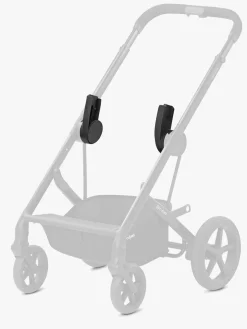 Cybex TALOS S Lux Duovogn inkl. Beemoo Route i-Size Autostol Baby & ISOFIX Base, Moon Black/Mineral Grey