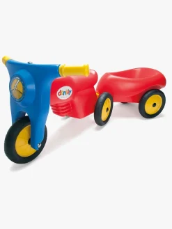 Dantoy Motorcykel Gummihjul, Rød/Blå