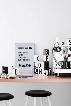 Design Letters Madikoner til Opslagstavle 21 pcs, Sort