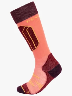 Devold ALPINE MERINO Strømper KID, Betroot