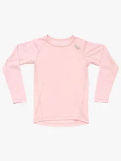 Devold Breeze Merino Skiundertrøje Kid, Chalk Pink