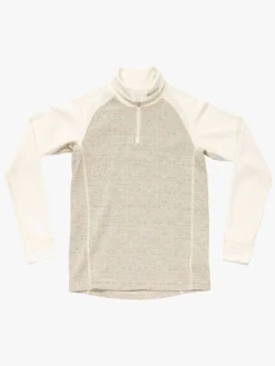 Devold Duo Active Merino Zip Neck Jr Trøje, Raw White