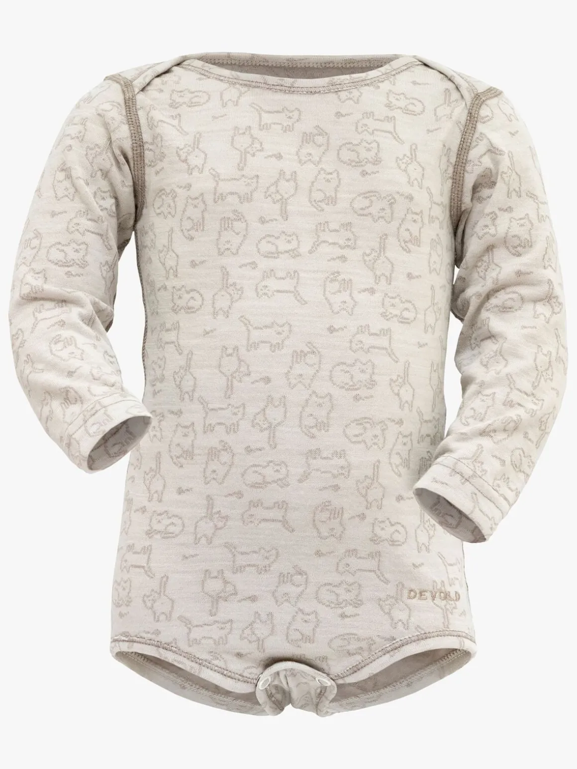 Devold DUO ACTIVE Skiundertrøje Merinomix Baby, Raw White