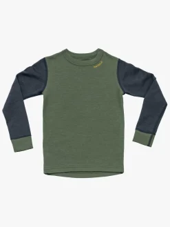 Devold Expedition Merino Skiundertrøje Kid, Night/Forest