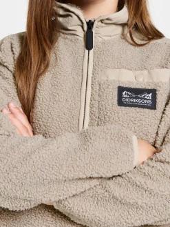 Didriksons Exa Fleecetrøje, Beach beige