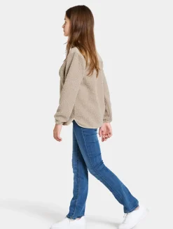 Didriksons Exa Fleecetrøje, Beach beige