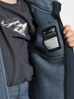 Didriksons Exa Fleecetrøje, True Blue