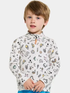 Didriksons Jadis Trøje med Lynlås, Doodle Multi