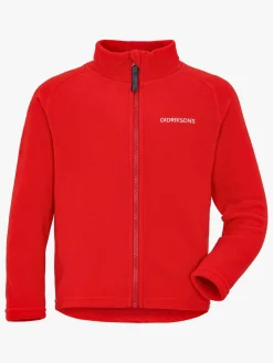 Didriksons Monte Fleecetrøje, Chili Red