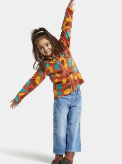 Didriksons Monte Fleecetrøje, Pink Blob Camo