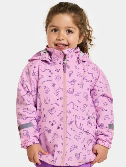 Didriksons Norma Skaljakke, Doodle Orchid Pink