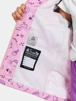 Didriksons Norma Skaljakke, Doodle Orchid Pink