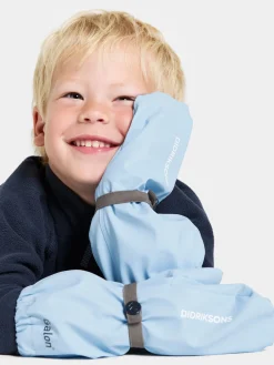 Didriksons Pileglove Forede Regnvanter, Light Sea Blue