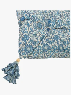 DockATot Futon Royal Madras, Pink & Rose, Blue